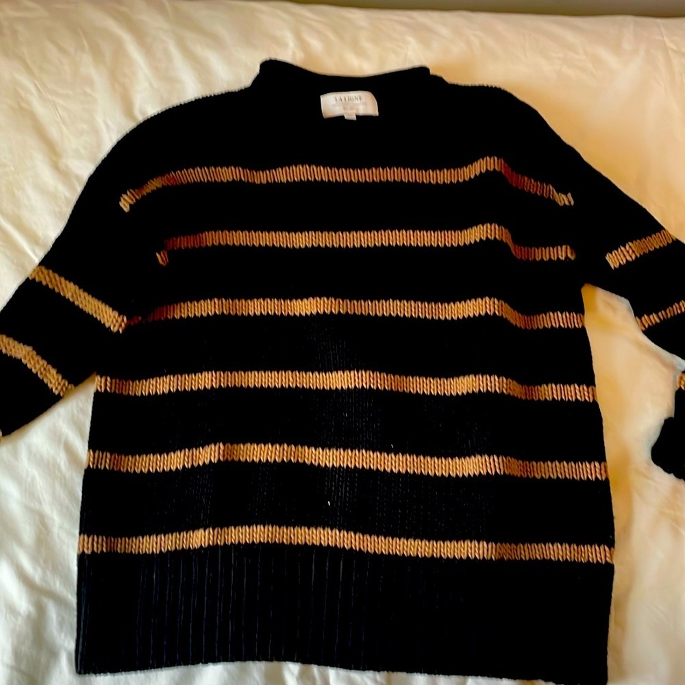 La ligne striped‎ long sweater